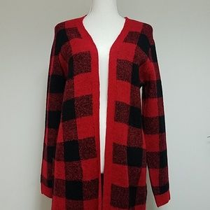 Plaid super soft cardigan